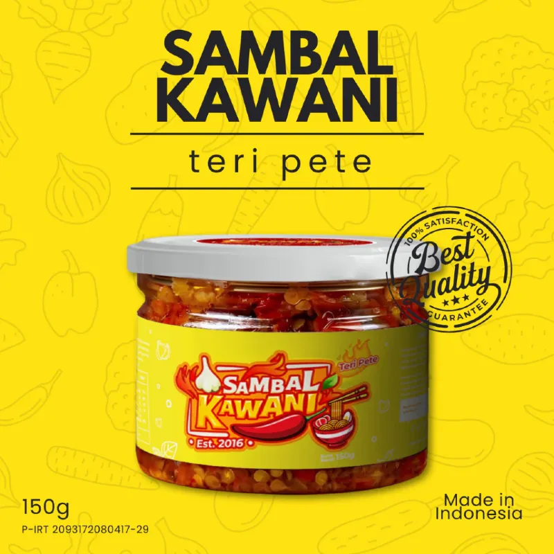 Sambal Kawani Teri Pete