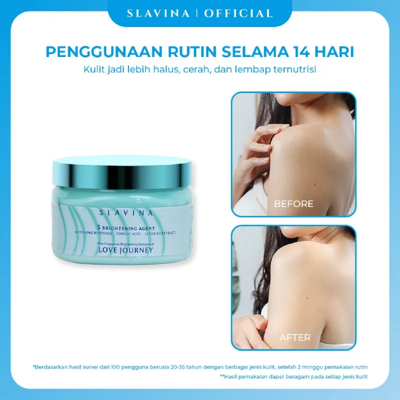 Slavina Organic Rice Body Scrub Love Journey