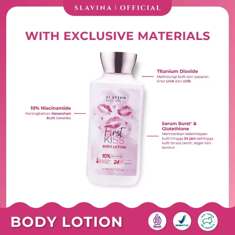 Slavina Body Lotion First Kiss