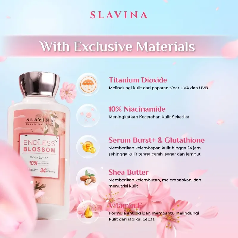 Slavina Body Lotion Endless Blossom