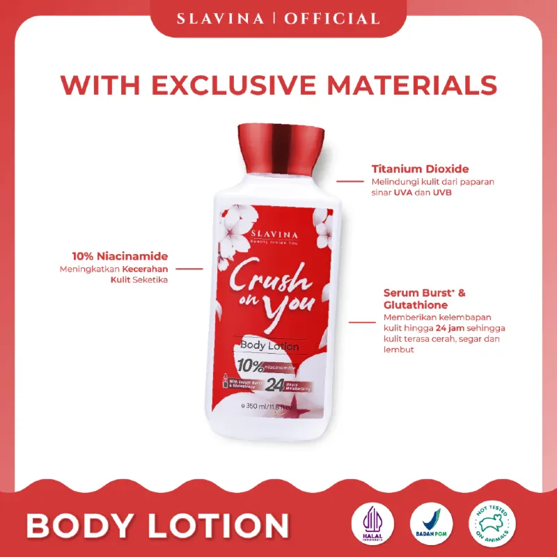 Slavina Body Lotion Crush On You