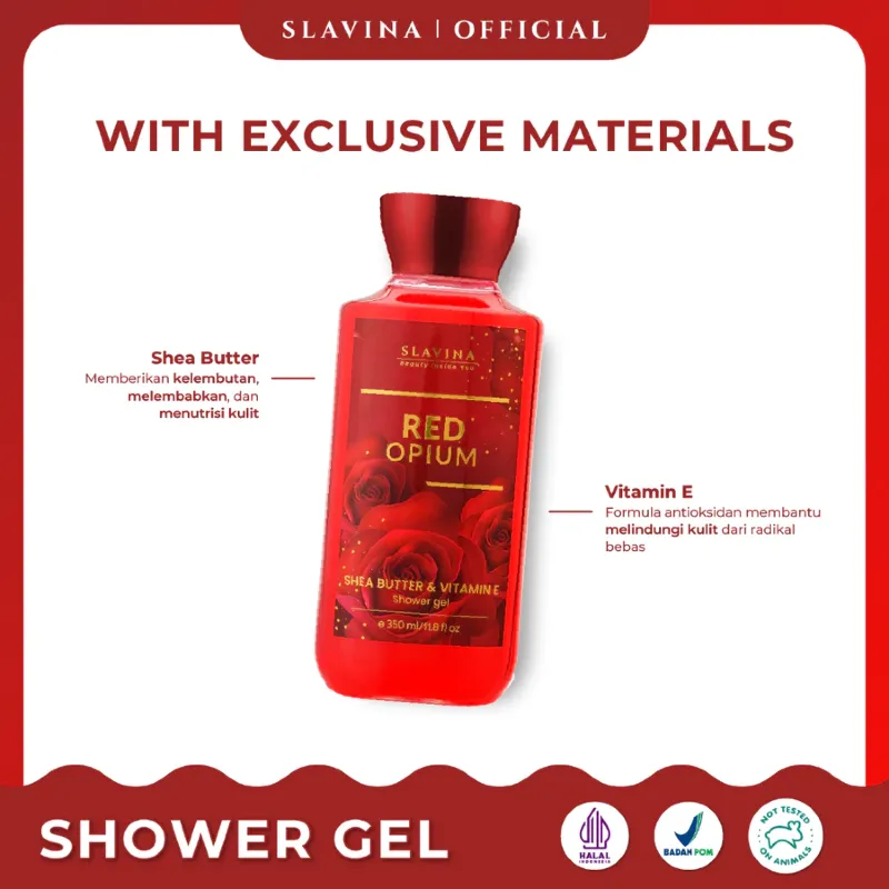 Slavina Shower Gel Red Opium
