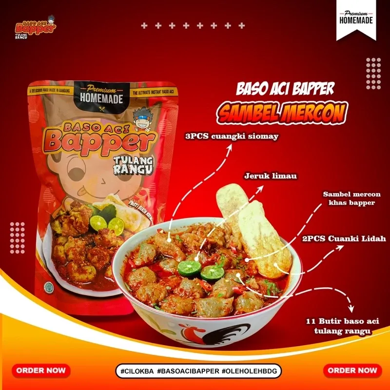 Baso Aci Bapper Tulang Rangu Sambel Mercon