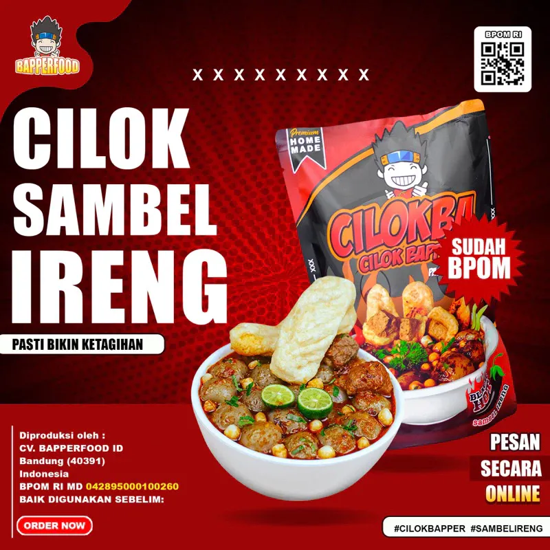 Cilok Bapper Sambel Ireng