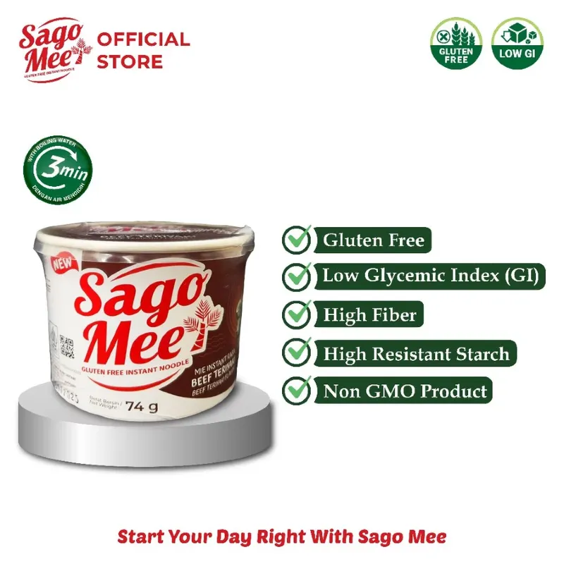 Sago Mee Beef Teriyaki