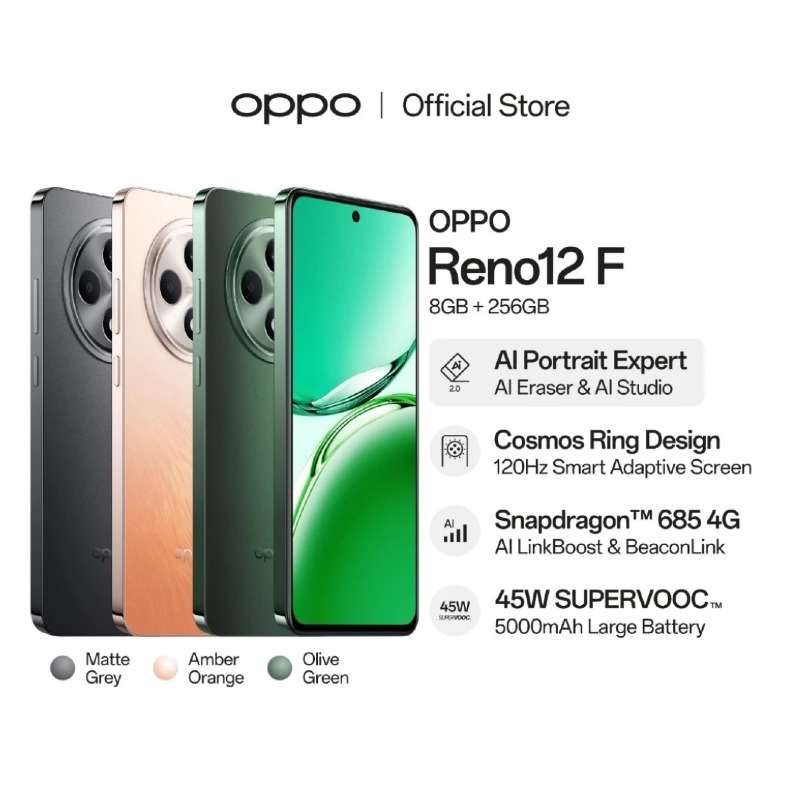 Oppo Reno 12F [8GB + 256GB]