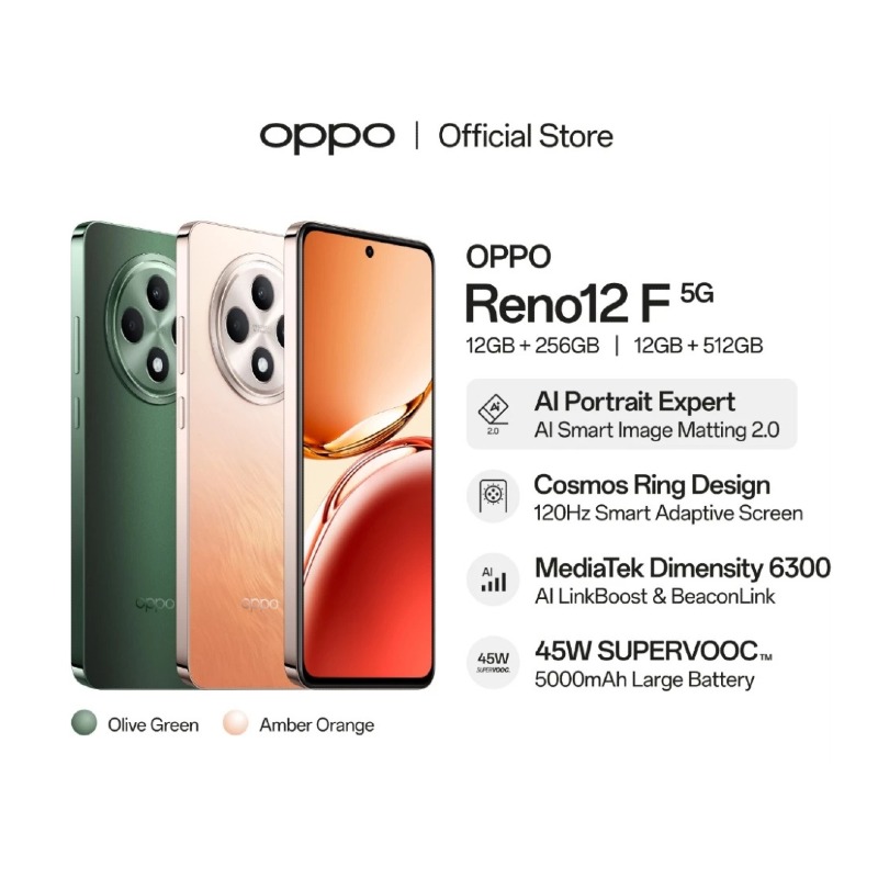 Oppo Reno 12F 5G [12GB + 512GB]