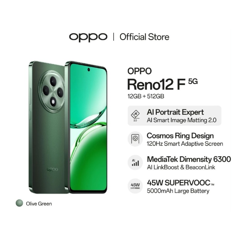 Oppo Reno 12F 5G [12GB + 512GB]