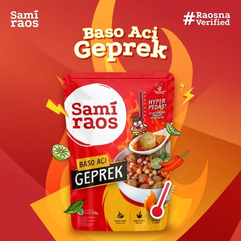 Baso Aci Geprek Sami Raos