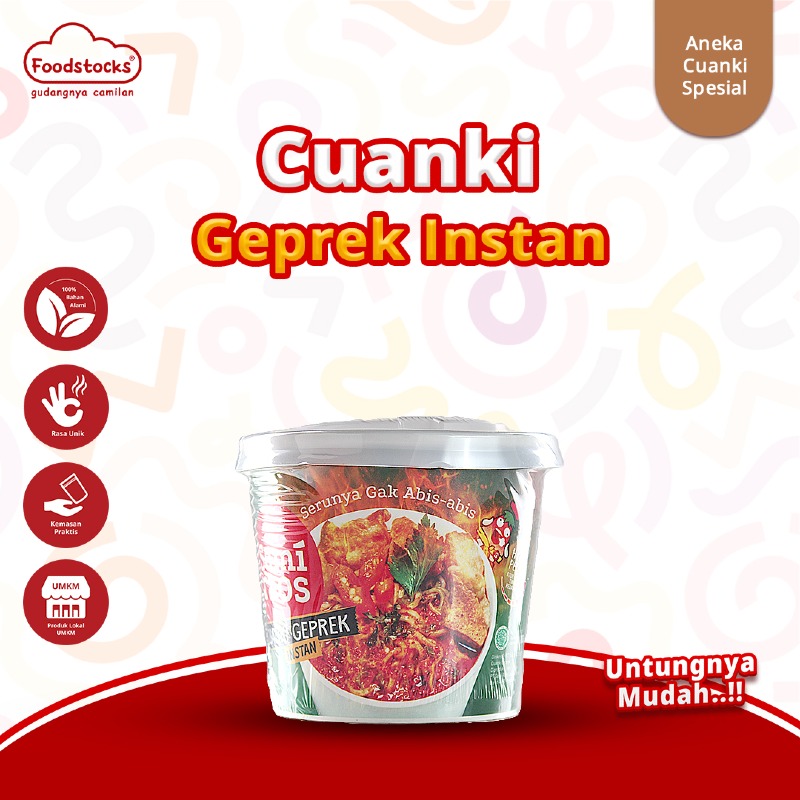 Cuankie Geprek Instan Sami Raos