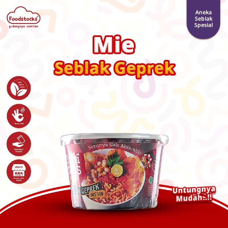 Mie Seblak Geprek Sami Raos