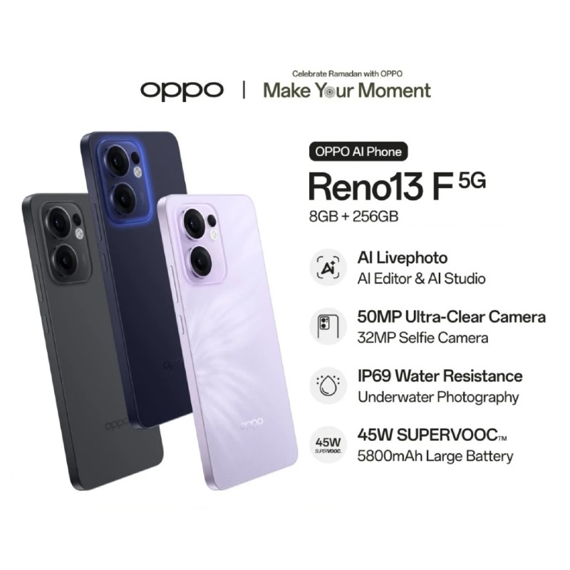 Oppo Reno 13F 5G [8GB + 256GB]