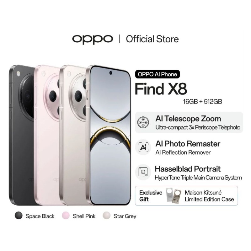 Oppo Find X8 [16GB + 512GB]