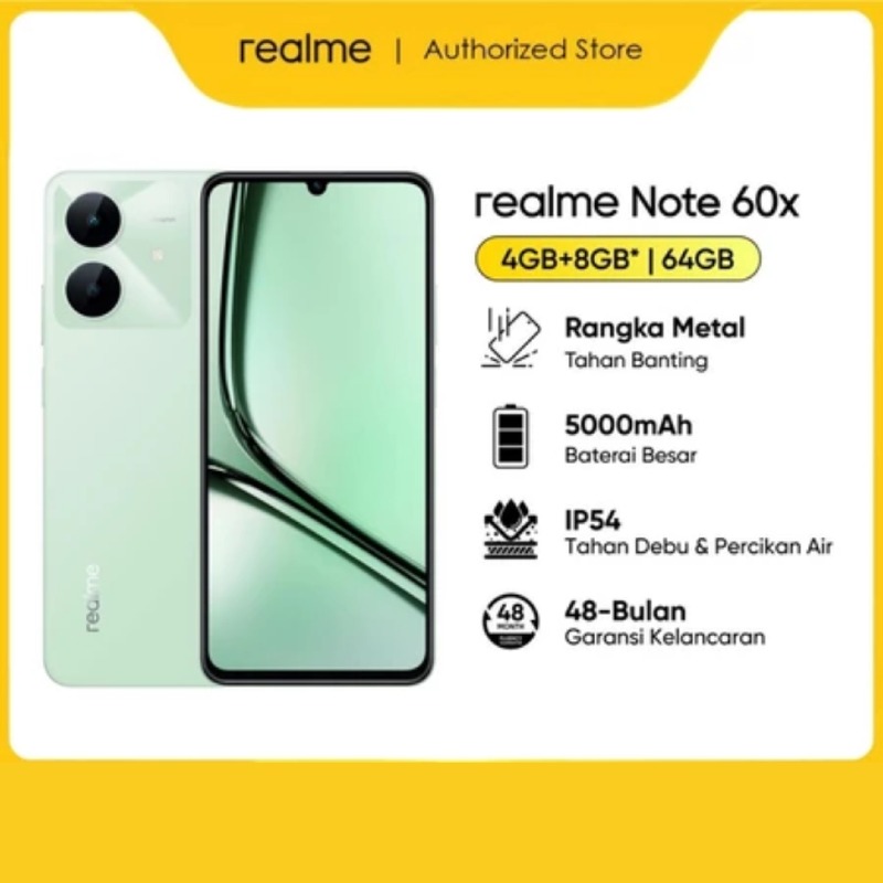 Realme Note 60X [4GB + 64GB] / [4GB + 128GB]