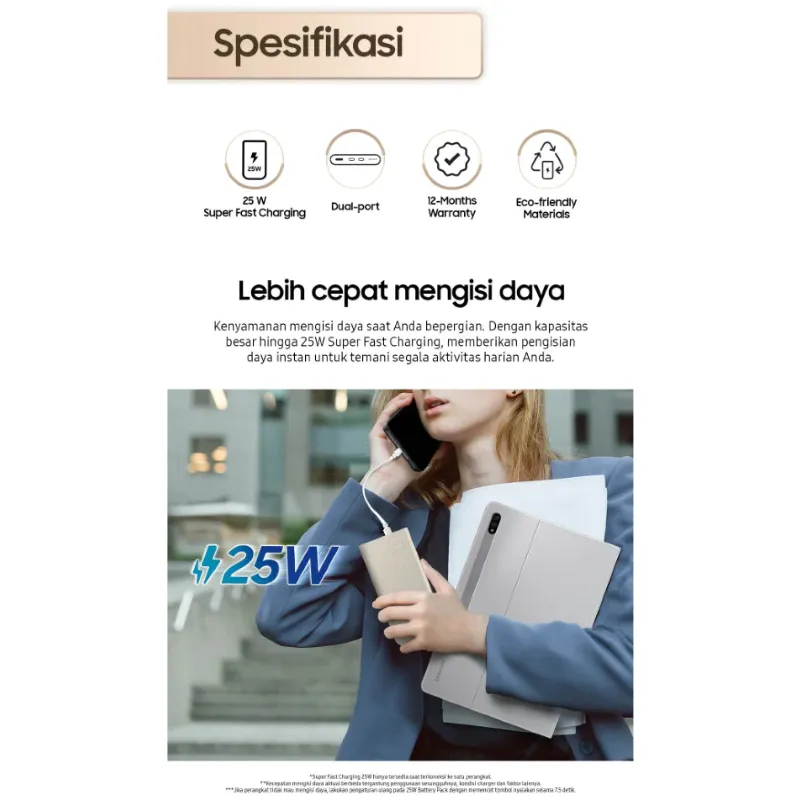 Samsung Powerbank 10.000 Mah 25W 