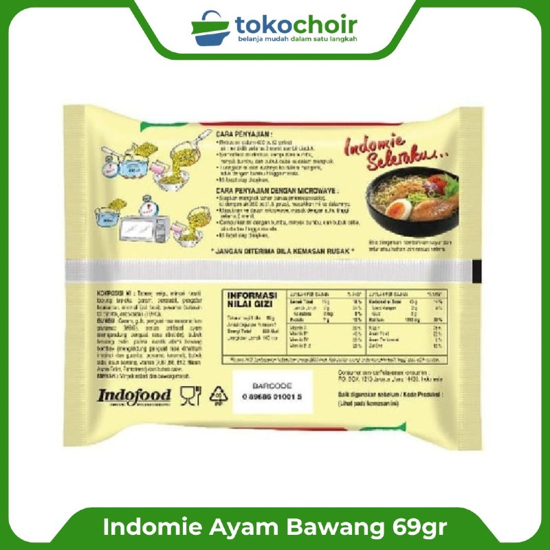 Indomie Ayam Bawang 69gr