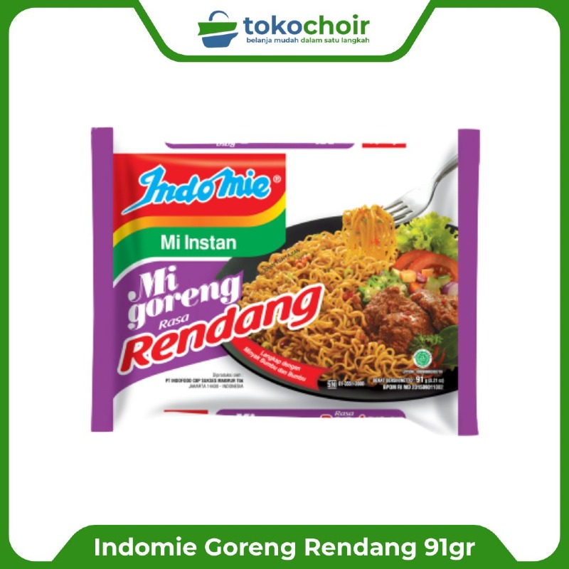 Indomie Goreng Rendang 91 gr
