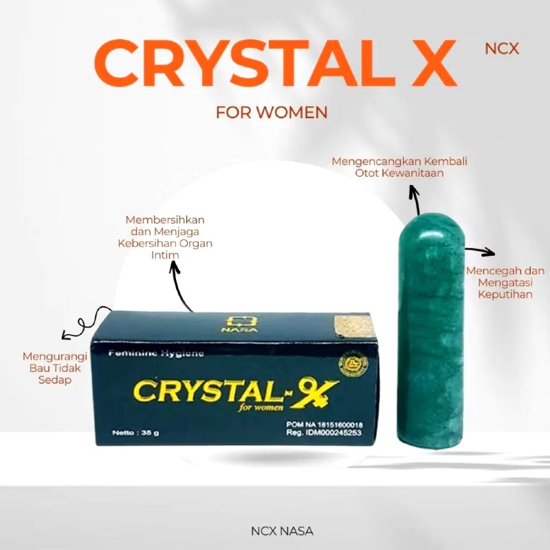 Crystal X Feminin Intimate Hygiene Herbal Original Nasa
