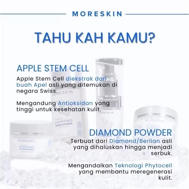 Moreskin Double Diamond Paket Set Kecantikan 