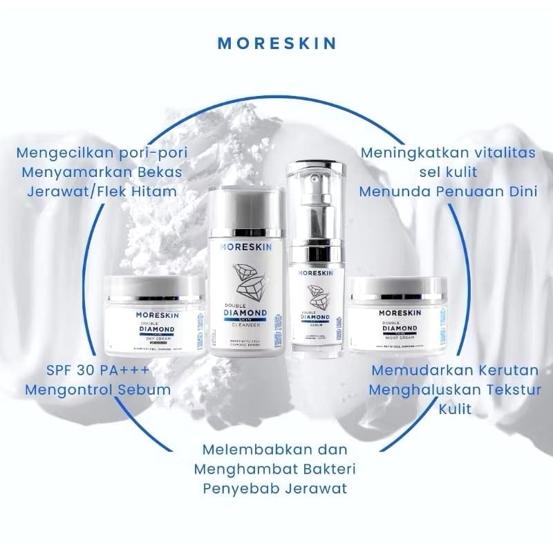Moreskin Double Diamond Paket Set Kecantikan 