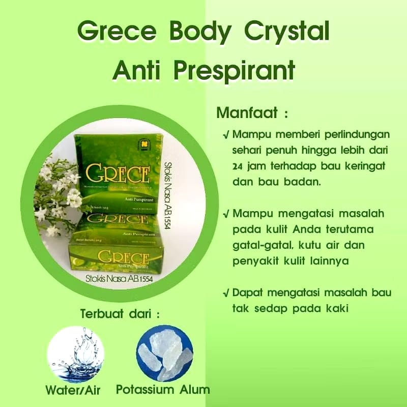 Greece Body Crystal Anti Perspirant
