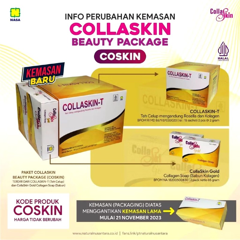 CollaSkin-T Teh Celup