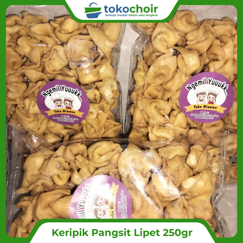 Keripik Pangsit Lipet 250gr