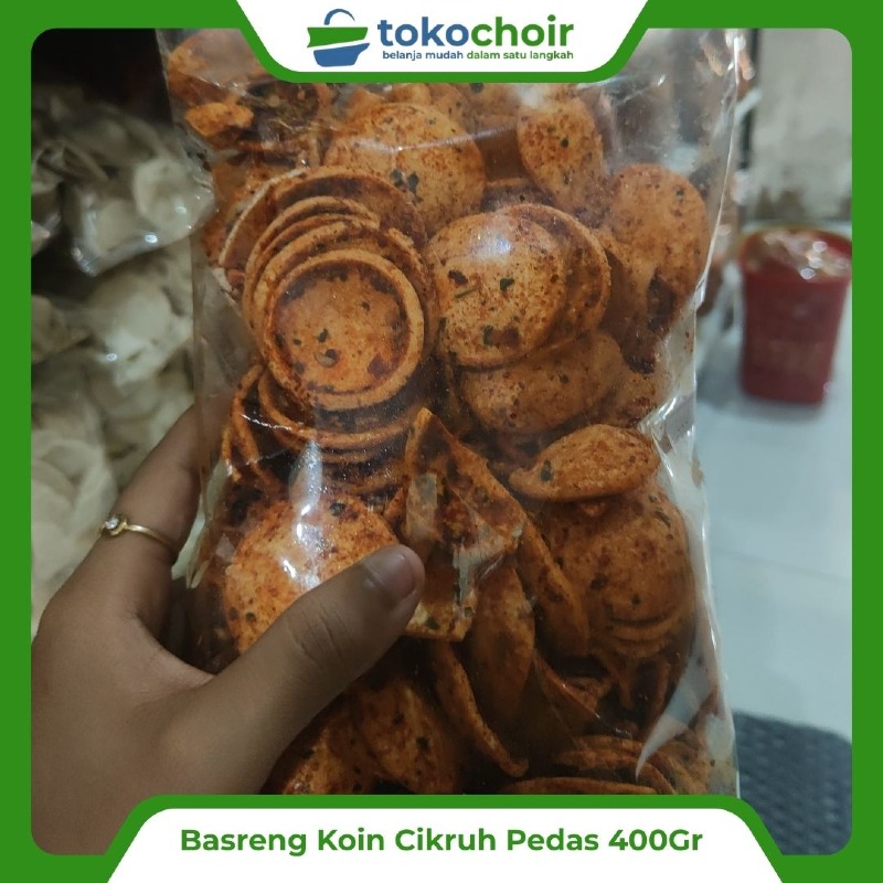 Basreng Koin Cikruh Pedas 400Gr