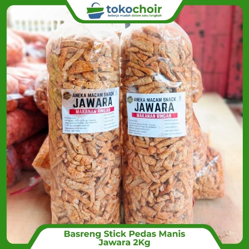 Basreng Stick Pedas Manis Jawara 2Kg