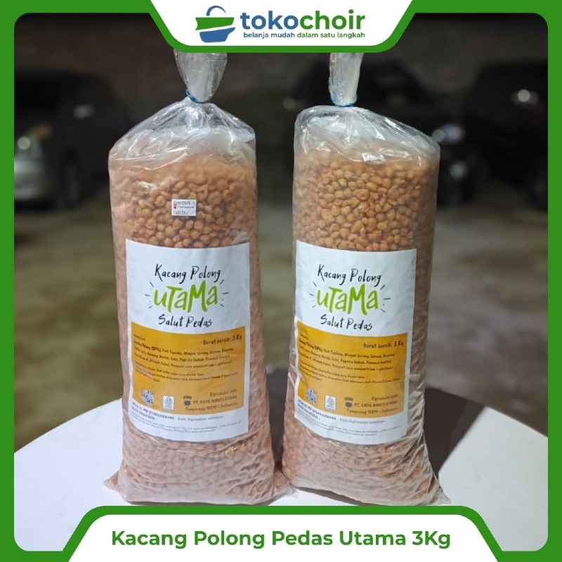 Kacang Polong Pedas Utama 3Kg