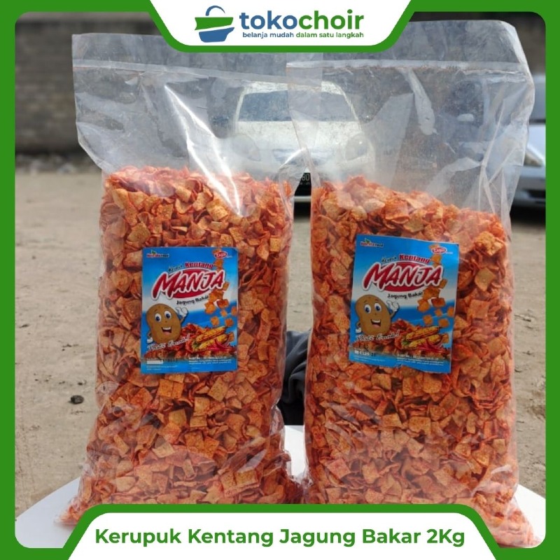 Kerupuk Kentang Jagung Bakar 2 kg