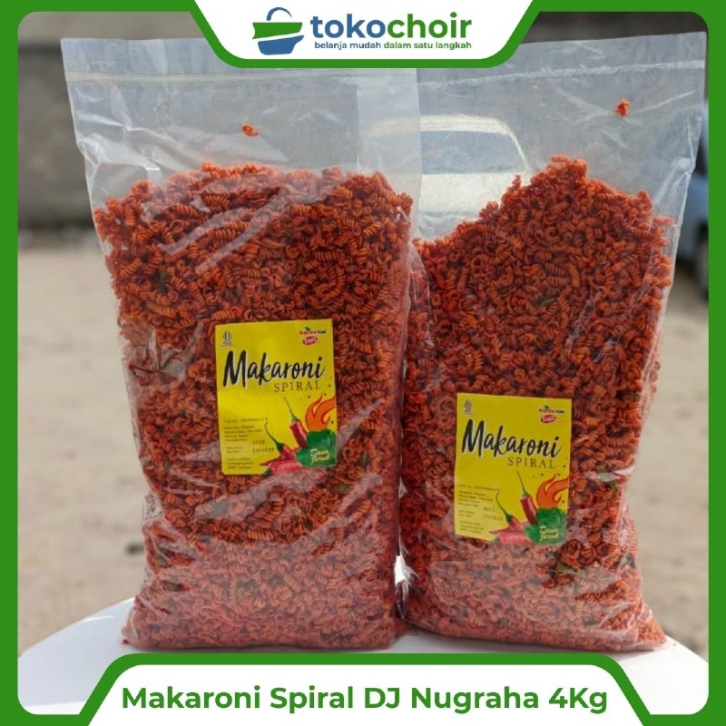 Macaroni Spiral Daun Jeruk Nugraha 4 Kg
