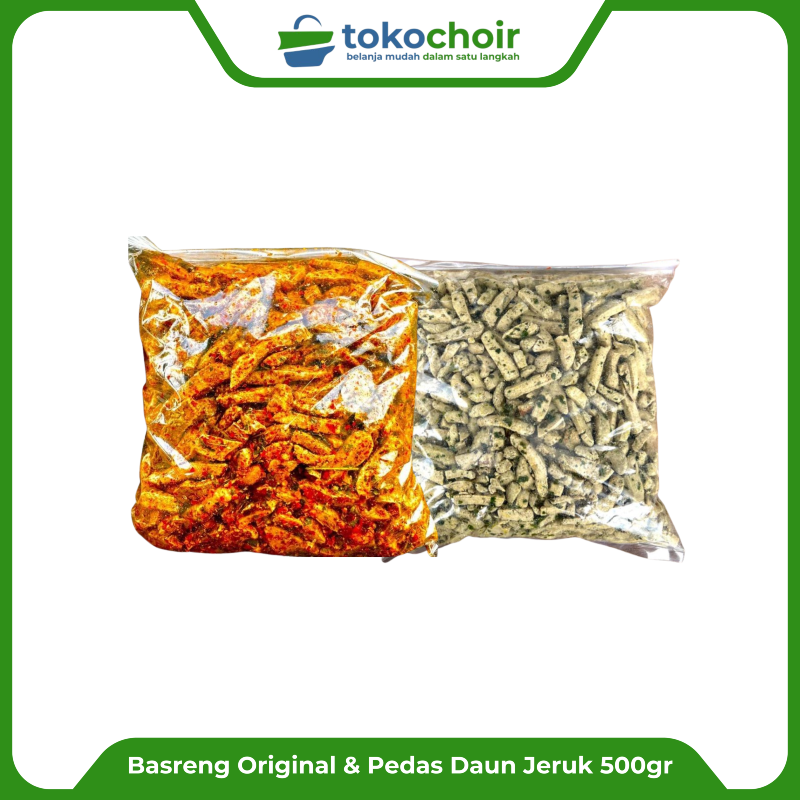 Basreng Original & Pedas Daun Jeruk 500GR