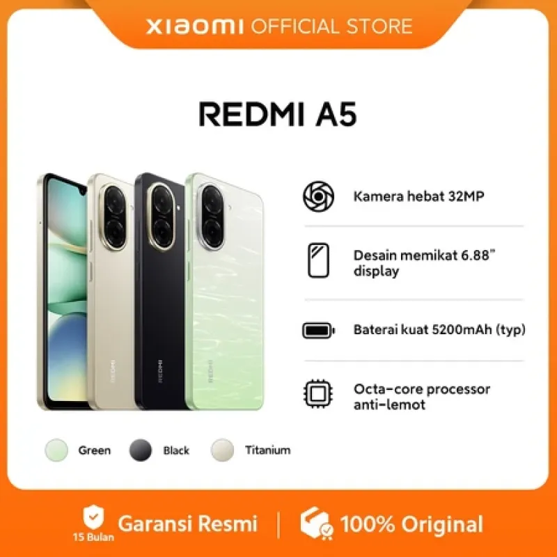 Redmi A5 (4+4GB*/128GB) 
