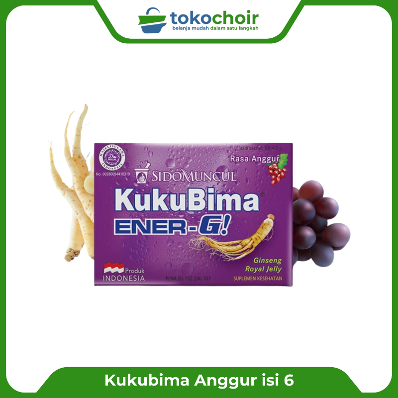 Kuku Bima Ener-G ! [Anggur Box 6x4.5g]