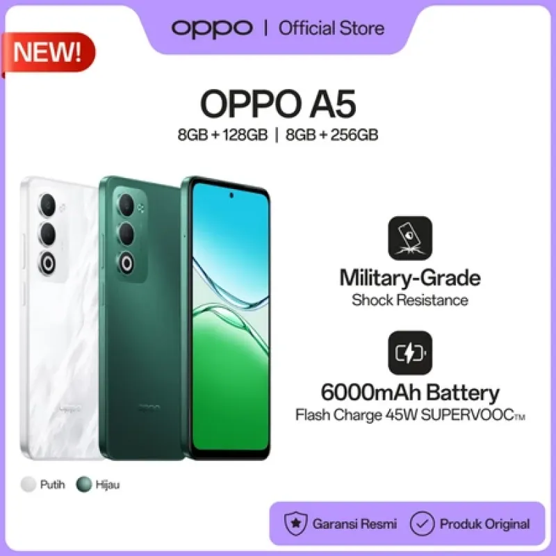 OPPO A5 [8GB/128GB] & [8GB/256GB]