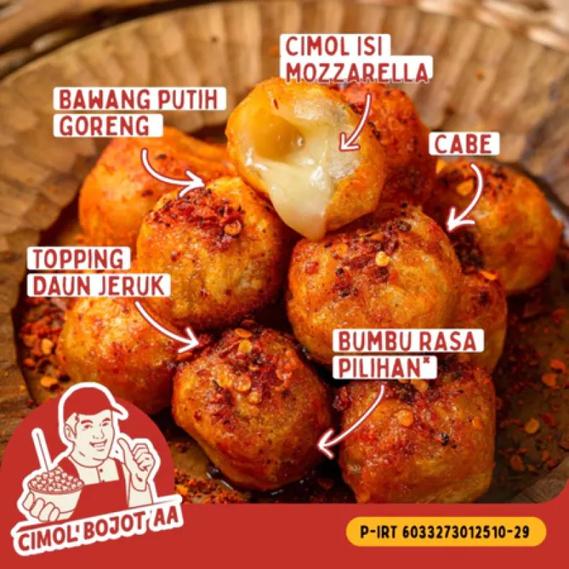 Cimol Bojot AA Frozen - Isi Mozarella
