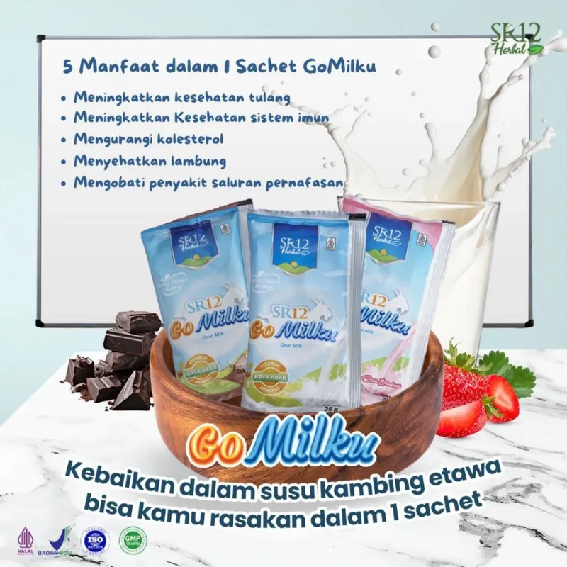Gomilku Sachet [ Original, Cokelat, Stroberi ] - Gomilku Sachet Gold