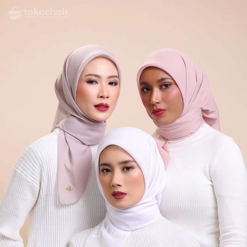 Zaskia Mecca - Qiola Hijab Paris Jepang Premium 40s