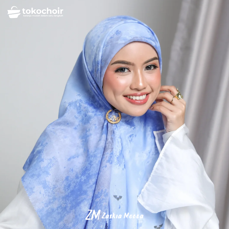 Zaskia Mecca - Lamun Ombak Scarf Kerudung Segi Empat