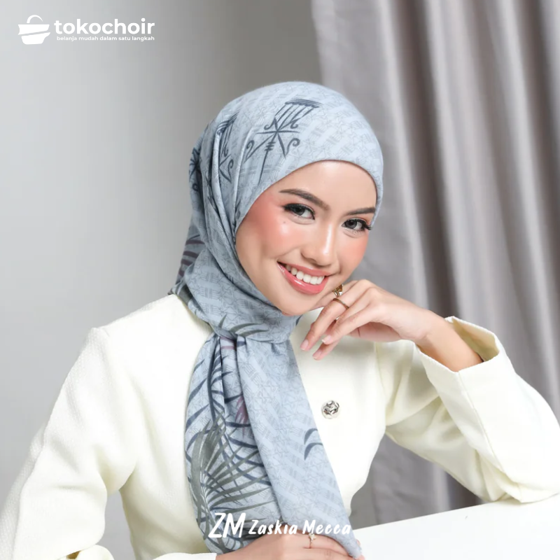 Zaskia Mecca - Mentawai Scarf Kerudung Segi Empat