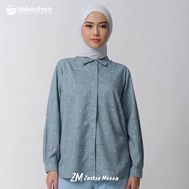 Zaskia Mecca - Gesha Kemeja Wanita - Aksara Nusantara