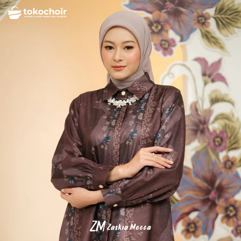 Zaskia Mecca - Yania Blouse - Romansa Khatulistiwa - Edisi Bunga Simpur