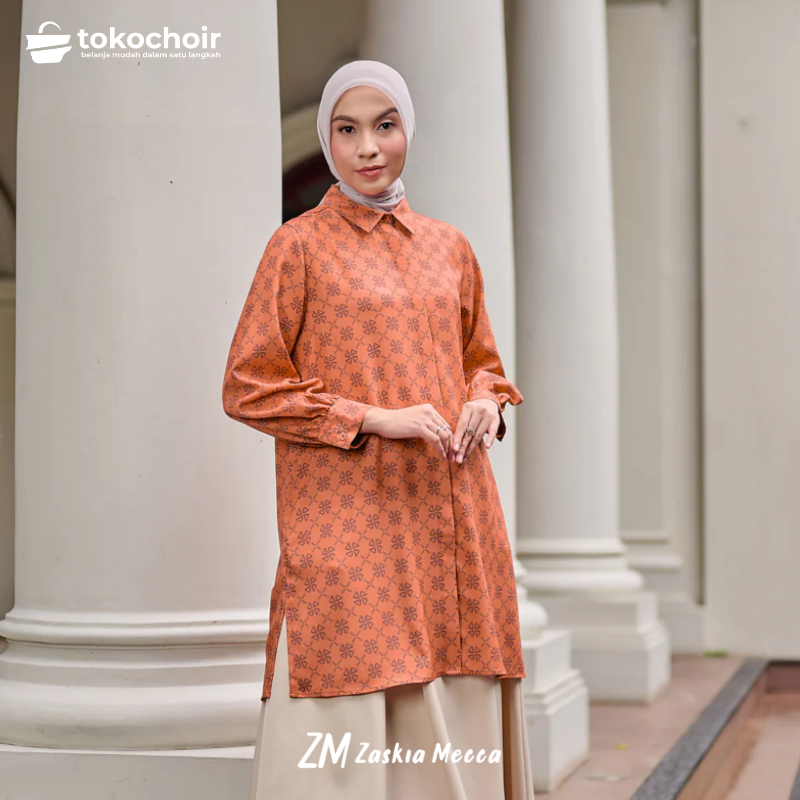 Zaskia Mecca - Manara Tunik - Monogram Series | Koleksi Lebaran