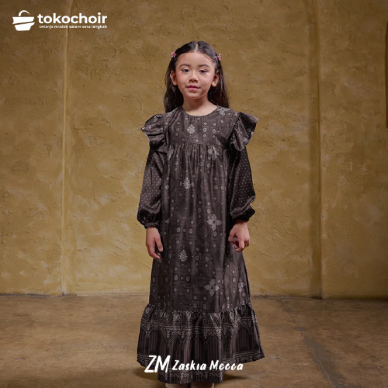 Zaskia Mecca - Layina Dress Anak - Teman Serumpun - Edisi Laos | Koleksi Lebaran