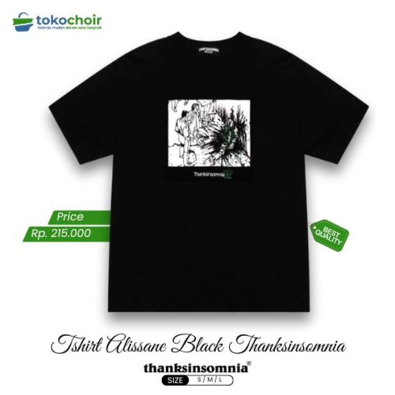 Tshirt Alissane Black Thanksinsomnia