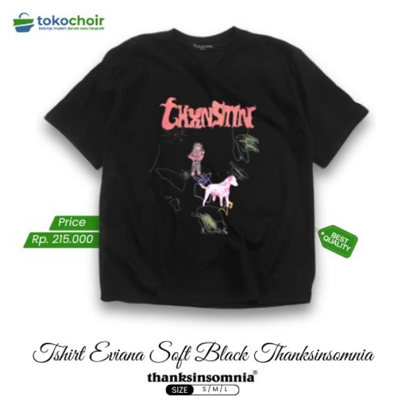 Tshirt Ginerva Black Thanksinsomnia
