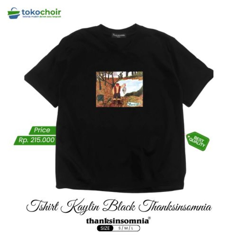 Tshirt Kaylin Black Thanksinsomnia
