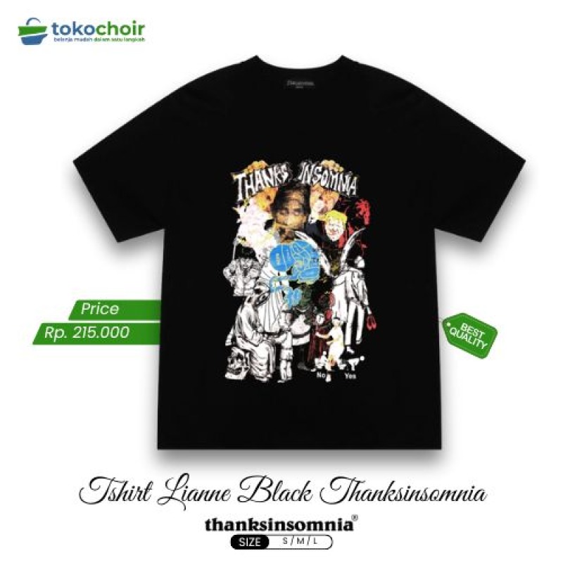 Tshirt Lianne Black Thanksinsomnia