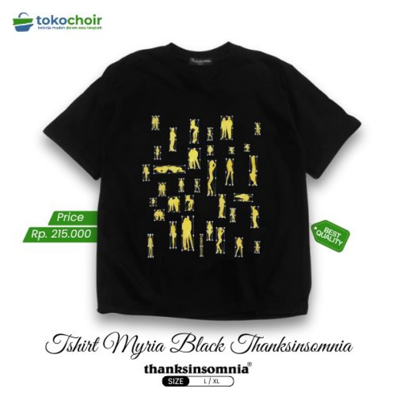 Tshirt Myria Black Thanksinsomnia